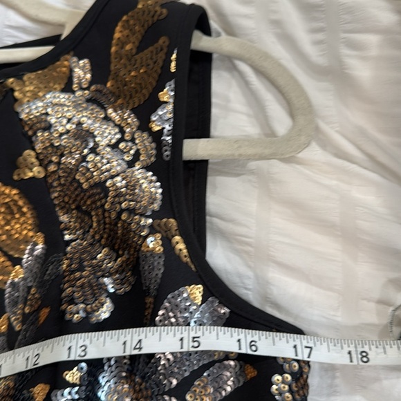 NWT KEEPSAKE  Wonderwall Sequin Peplum Peplum Top Women’s Size M - Picture 9 of 11